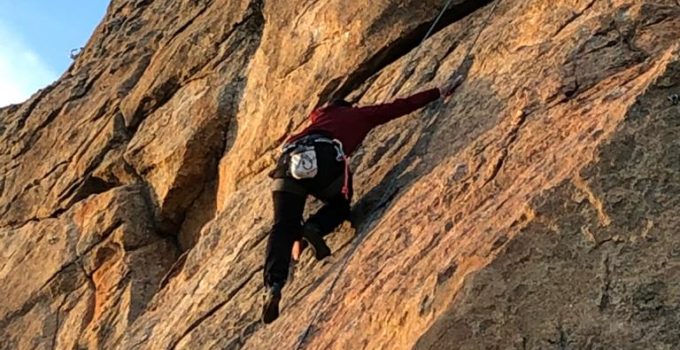 escalando en la pedriza