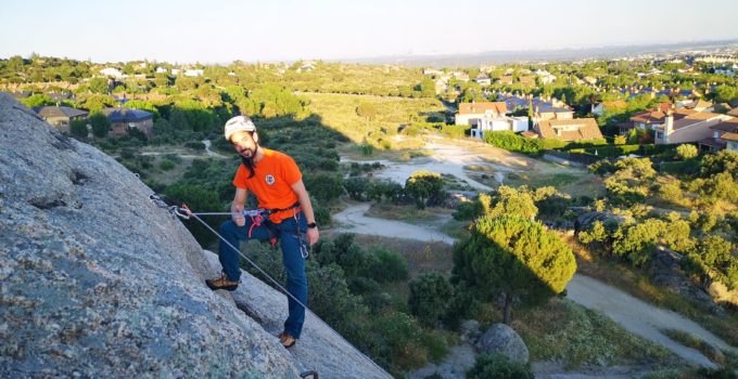Escalada deportiva en Torrelodones